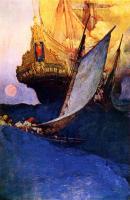 Howard Pyle - Attack on a Galleon